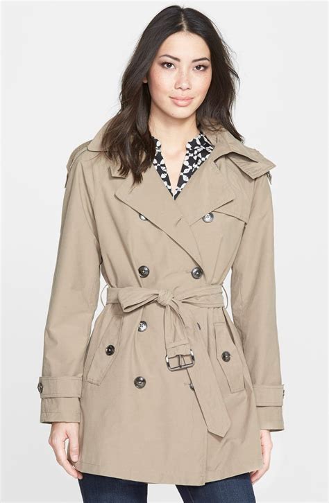 michael kors softshell trench coat|Michael Kors trench coat nordstrom.